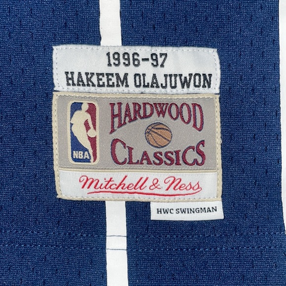 Houston Rockets Hakeem Olajuwon Mitchell & Ness 1996/97 Hardwood Classics - Picture 6 of 7